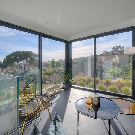 Immogroom - Superbe Villa - Piscine - Vue Mer - Parking - Clim Vallauris Exterior foto
