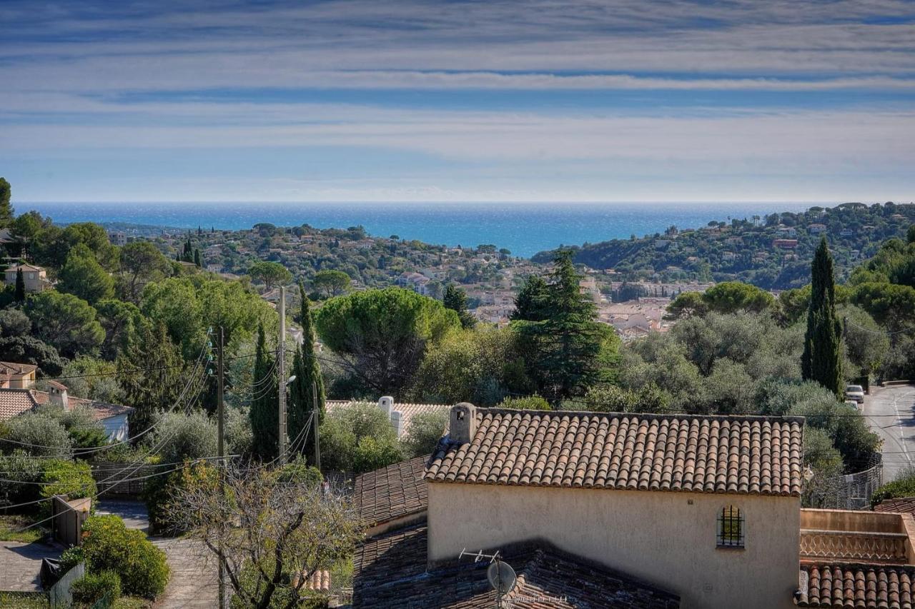 Immogroom - Superbe Villa - Piscine - Vue Mer - Parking - Clim Vallauris Exterior foto