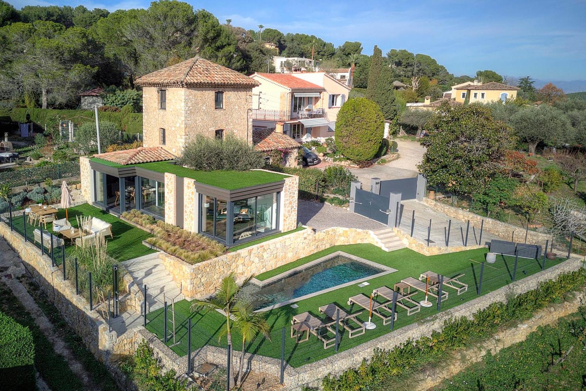 Immogroom - Superbe Villa - Piscine - Vue Mer - Parking - Clim Vallauris Exterior foto